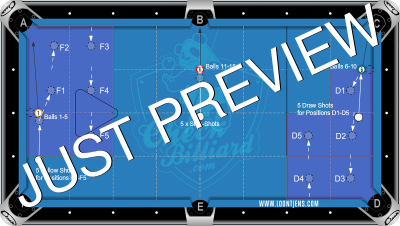 Variation of draw, follow and stop Shots